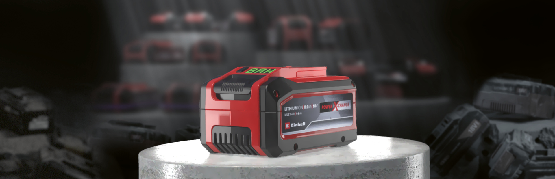 Picture of an Einhell Power X-Change battery