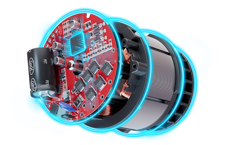 Image showing the innovation behind brushless technology.