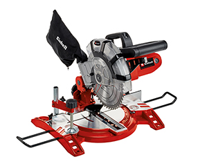 You can see here the Einhell Mitre Saw TC-MS 2112